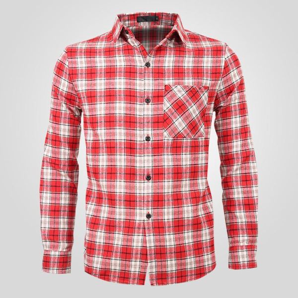

men's casual shirts mens long sleeve shirt dress with left chest pocket high-quality male regular-fit button down, White;black