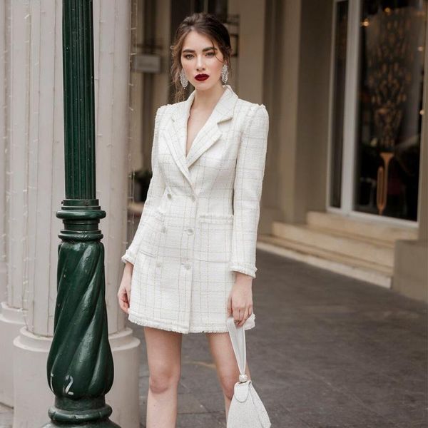 

casual dresses wholesale winter women's white long sleeve v-neck fashion celebrity cocktail party dress, Black;gray