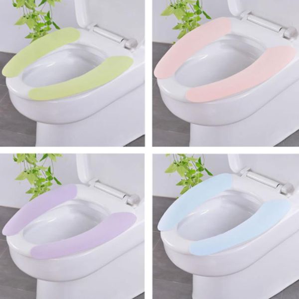 

toilet seat covers sticker cushion washable bathroom insulation cover sticky