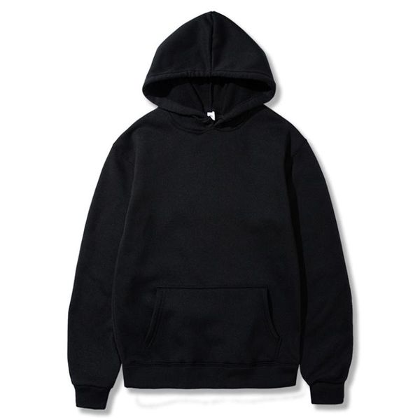 

men's hoodies & sweatshirts men harajuku sweatshirt long sleeve hoodie hooded pullover blouse with pocket clothes male oversize sports, Black