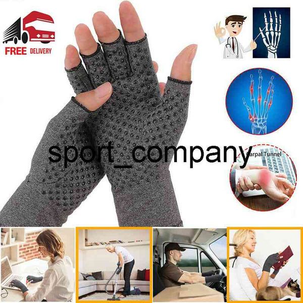 

1 pair compression gloves hand wrist brace support arthritis pains relief warm hands joint pain relief wrist support, Black