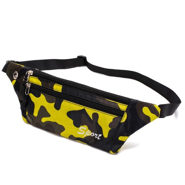 

2021 men camouflage pockets outdoor sports waist packs personal ultra-light anti-theft mobile phone bag waterproof chest bag
