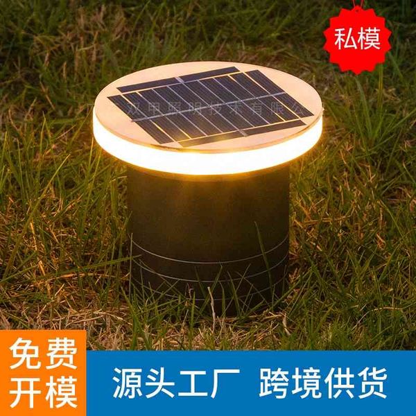 

led round outdoor rain proof new private model solar underground lamp