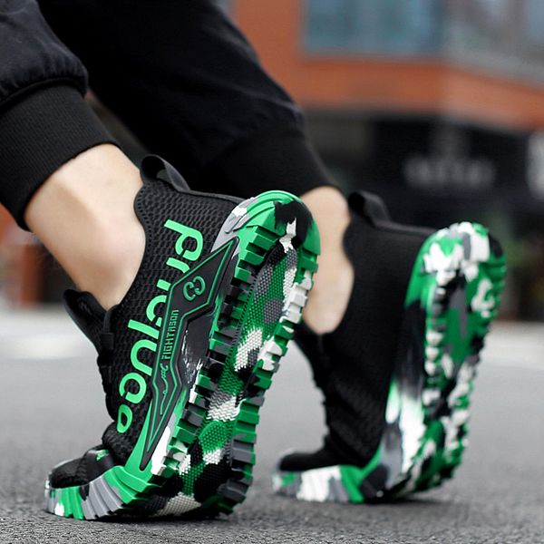 

2021 men breathable running shoes sports white black green outdoor tennis trainers sneakers size 40-45 y-111