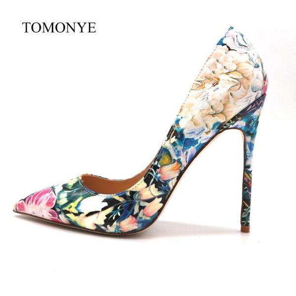 

dress shoes designer blue with pink flower patent leather pointed toe luxury ladies heels women 12cm high heel pump size 45 33, Black