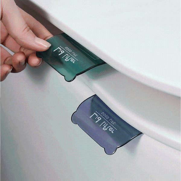 

bath accessory set 1/2pcs household non-dirty hand toilet cover lift uncovering seat creative powerful flip device