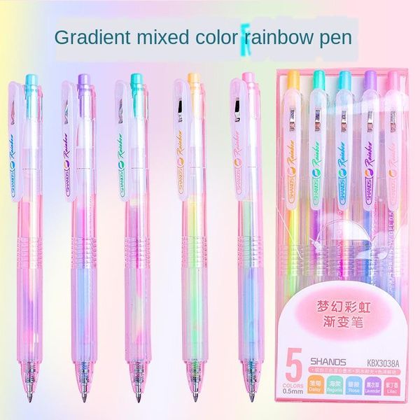 

mixed colors incredible gel pen color changing gradient limited dream graffiti hand account rainbow smooth pens