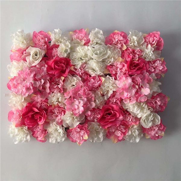

decorative flowers & wreaths 40x60cm white silk rose flower wall artificial for wedding decoration romantic home backdrop decor