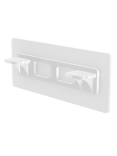 

hooks & rails hole shelf support peg adhesive closet partition holders