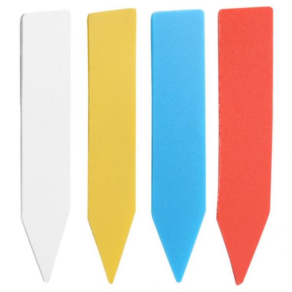 

100pcs*5.1cm plants labels indoor bonsai name tag plastic multicolors stake -type kindergarten flower pot garden ornament decorations