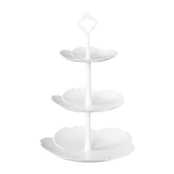 

other bakeware premium quality macaroon display stand food grade plastic three layers round flower shape easy to use durable party gift