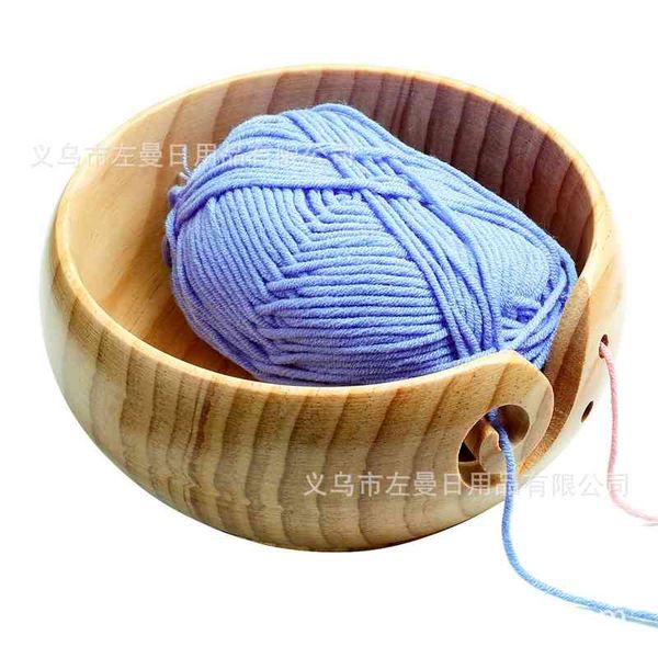 

straight creative storage wooden drawstring bowl fashion wool