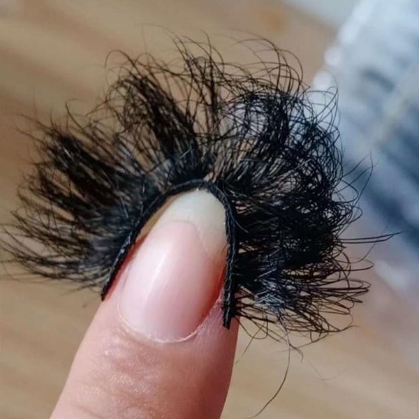 

false eyelashes 25mm 3d fluffy mink lashes messy drametic wholesale thick and long 5d real hair bulk reusable