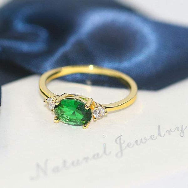 

wedding rings engagement for women jewellry female gold color ring with stone women' dating jewelry wholesale r883, Slivery;golden