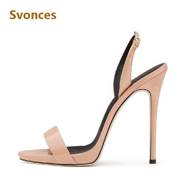 

sandals women thin high heels classic 5 colors luxury bands designer back starp pumps party wedding shoes womensize, Black