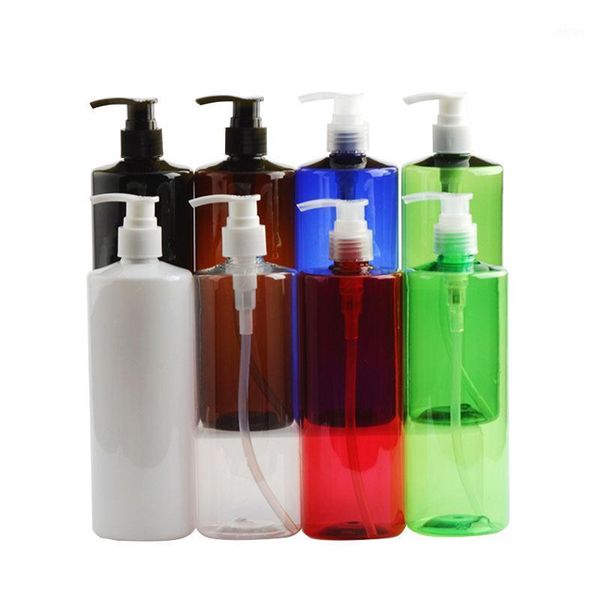 

storage bottles & jars 14pcs 500ml empty black plastic with screw lotion pump,washing dispenser pet containers,500cc liquid soap shampoo