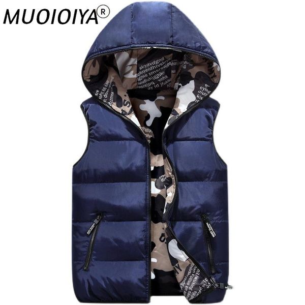 

women's vests female elegant hooded large size loose fashion women autumn winter vest jacket down cotton thickened ladies ok895, Black;white