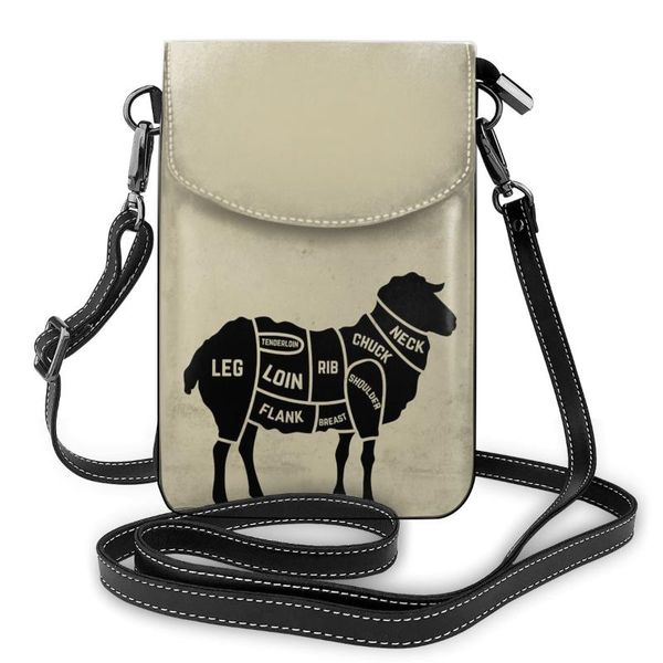 

evening bags lamb shoulder bag woman fashion women stylish leather business purse