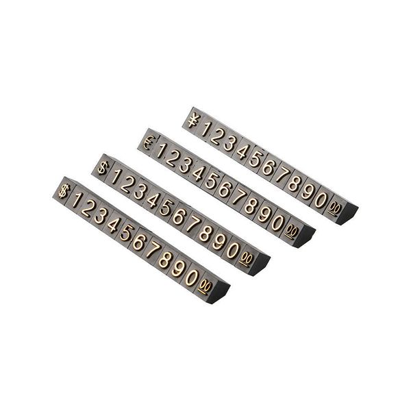 

plastic jewelry plasticprice cubes metal display tags adjustable numbe
