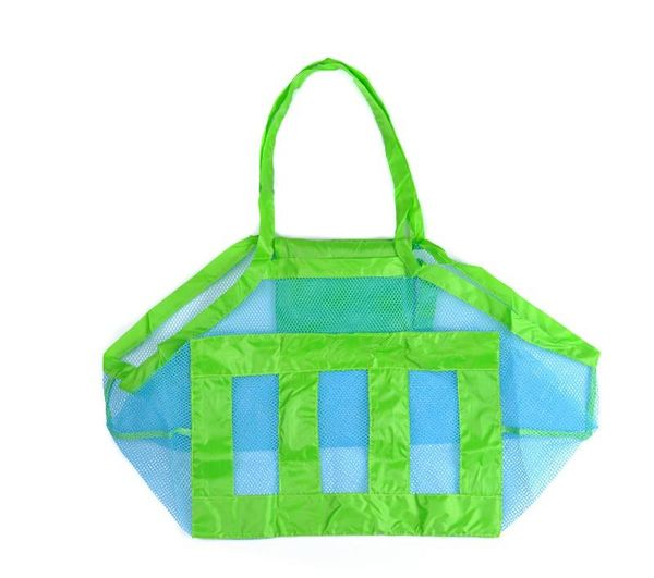 

storage bags large sand away beach bag portable carrying mesh toy dredging pouch swimming pool bath handbag