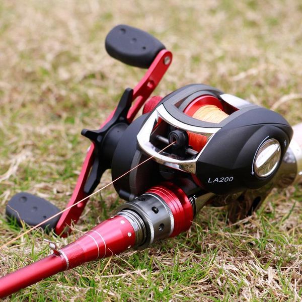 

12+1bb 8kg max drag left right fishing baitcasting reel 8.1:1 high speed hand reinforced reels