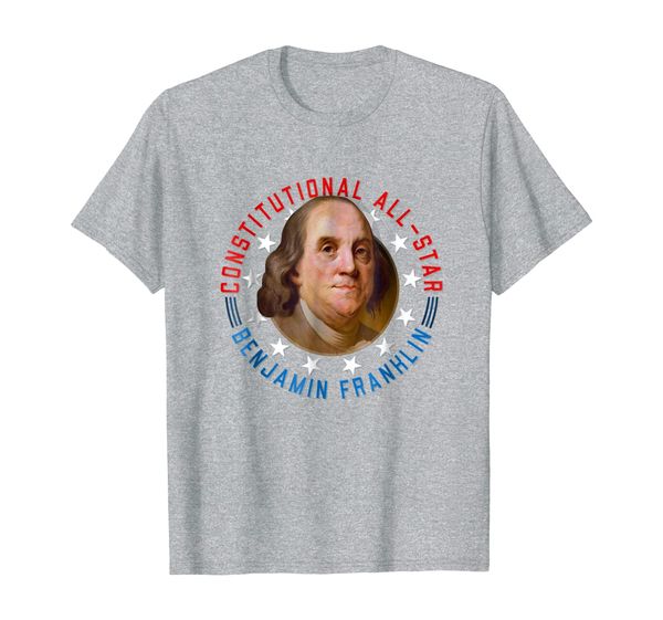 

benjamin ben franklin constitution day all star t shirt, White;black