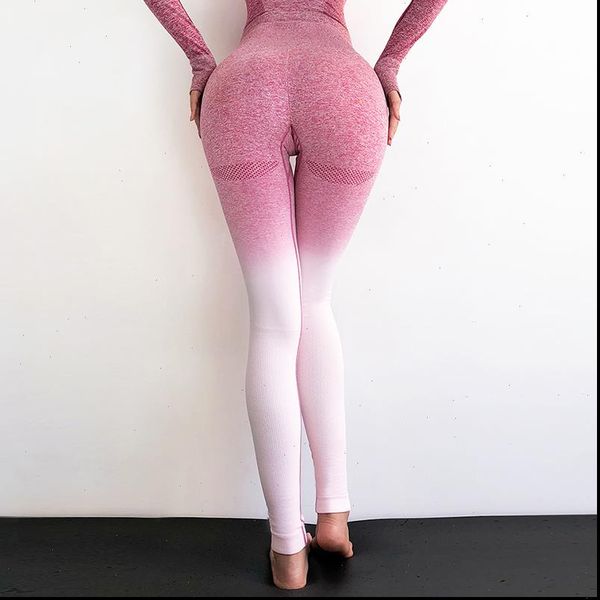 

slim seamless women legging leggings high waist workout pants push up booty lifting compression sportswear fitness sport running, Black