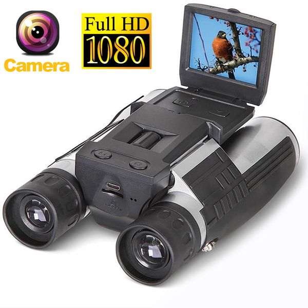 

12x32 hd 1080p binoculars digital camera 5mp cmos usb binocular telescope 2.0 screen zoom telescope camcorder video recordingb