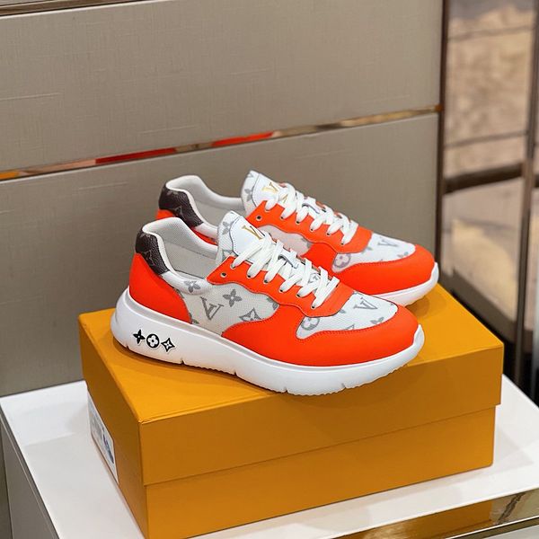 

men shoe mens trainers fashion sneakers casual leather shoes comfortable and lightweight qw, Red;white