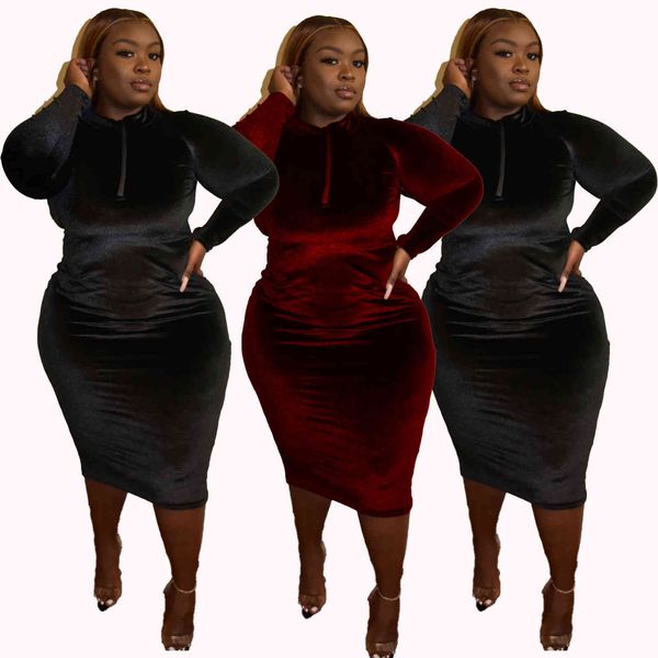 

2021 winter women's long sleeve zipper large s, Black