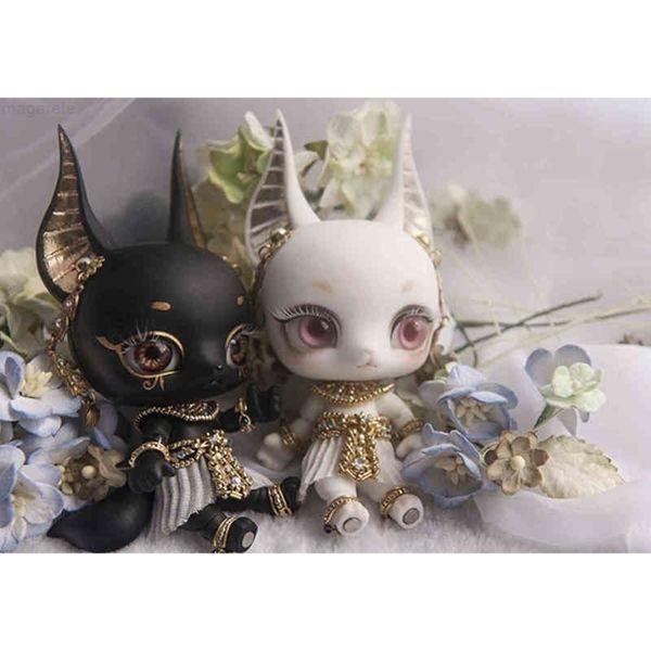 

anubis - fantasy resin little doll bjd, palm doll, toy, gift, delivery, 1 / 12
