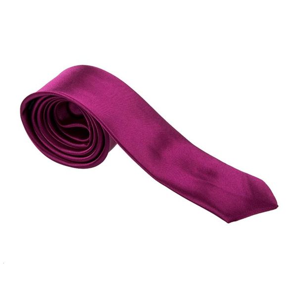 

casual necktie skinny slim narrow neck tie - solid fuchsia ties, Blue;purple