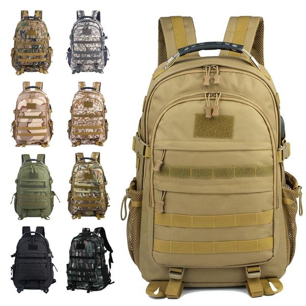 

outdoor bags large capacity military tactical backpack, durable, waterproof and convenient, suitable for hunting, hiking camping
