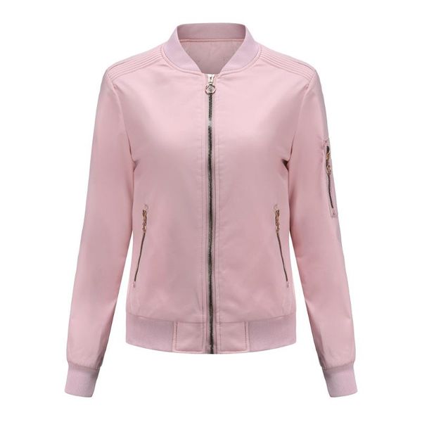 

women's jackets jacket women spring autumn 2021 bomber woman pink beige green coat clothing casaco feminino veste femme chaquetas, Black;brown