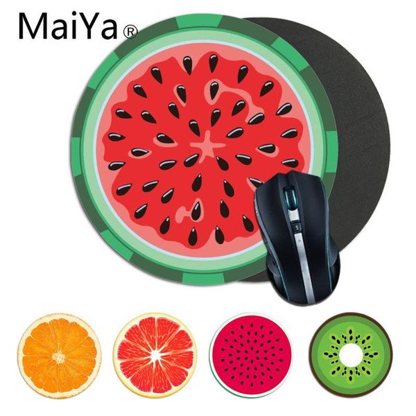 

mouse pads & wrist rests maiya quality cartoon fruit watermelon lemon kiwi mousepads gamer gaming mousepad rug for pc lapnotebook
