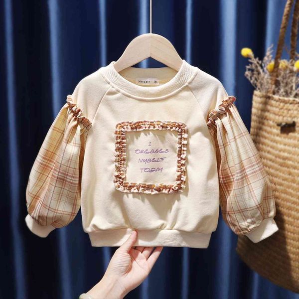 

autumn children clothing baby bottoming shirt long sleeve pullovers sweatshirt fall clothes for toddler girls ropa de bebe, Black