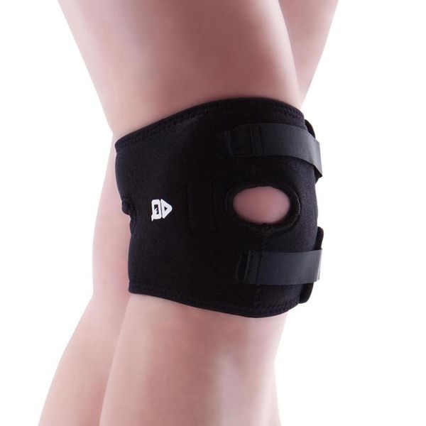 

elbow & knee pads aq professional sports kneepad riding mountaineering basketball badminton tennis brace 5052, Black;gray