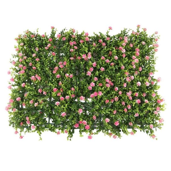 

60x40cm artificial meadow gr wall panel for wedding or home decorations - 8 # decorative flowers & wreaths