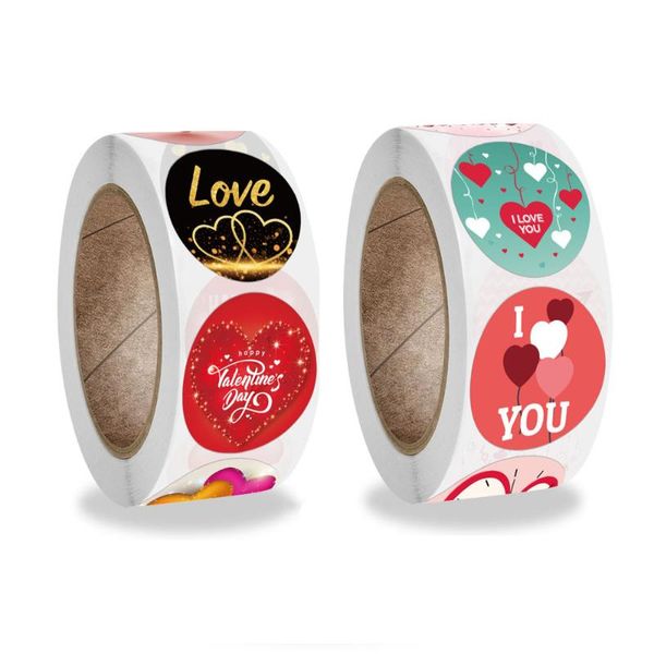 

gift wrap qiduo valentine's day sticker love seal label round handmade stickers birthday gifts cute stationery aesthetic