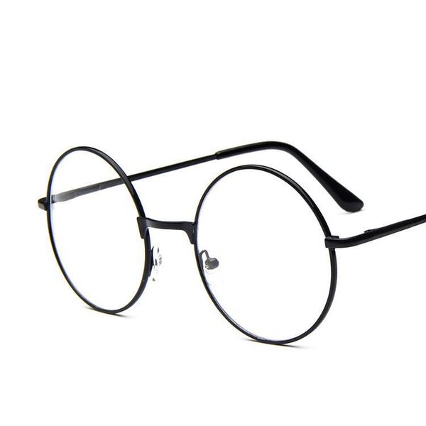 

designer women korean frame for women's glasse glasses men round retro optic glasseses fashion sunglasses frames, Black