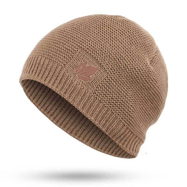 Шапочки мужская шапка зима 2021 шерсть кашемира пуловерная шапка корейская хлопчатобумажная осень и защита уха вязаные