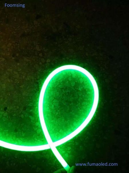 

strips green color led neon strip in 8*16mm high brightness with dc12v inverter