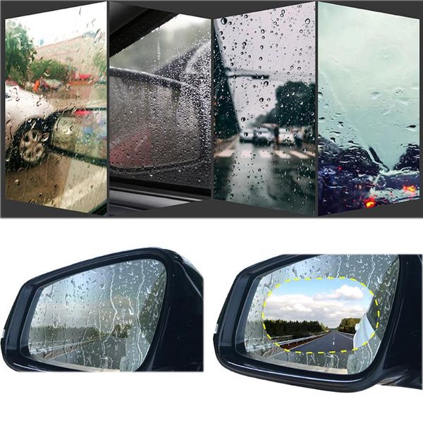 

pcs car rainproof film rearview mirror protective rain proof anti fog waterproof membrane sticker accessories sunshade