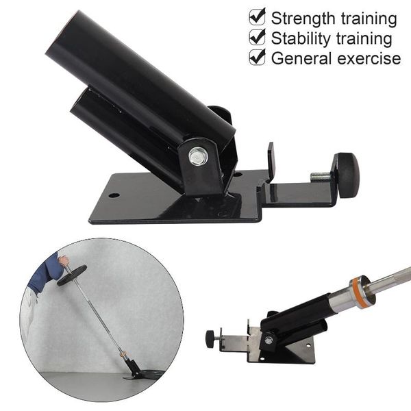 

accessories fitness t bar row platform wall floor mount barbell attachment insert rack gym equipment for