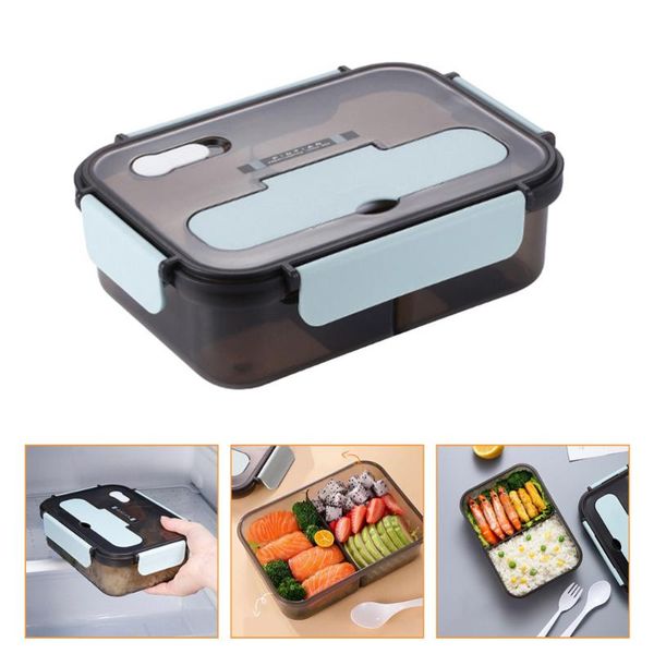 

dinnerware sets 1500ml two-division office heat resistance with fork spoon