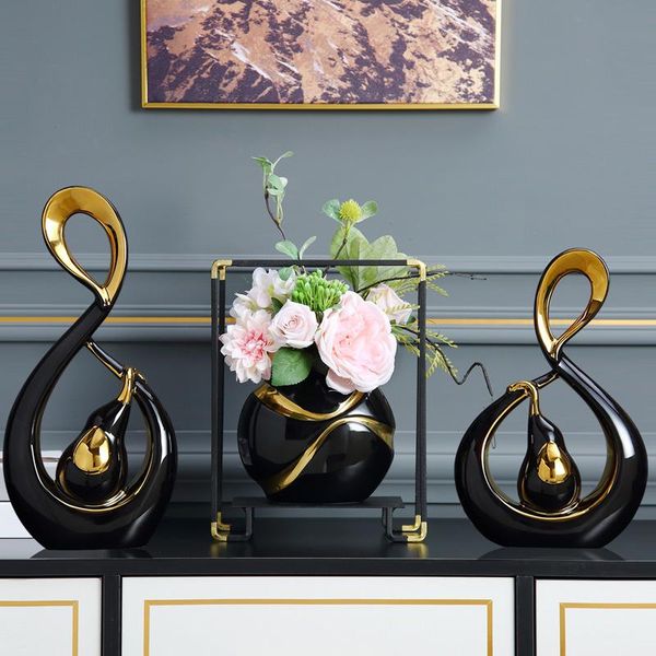 

decorative objects & figurines the door porch puts a gourd modern nordic light luxury home living room town house fortune high-end black dec