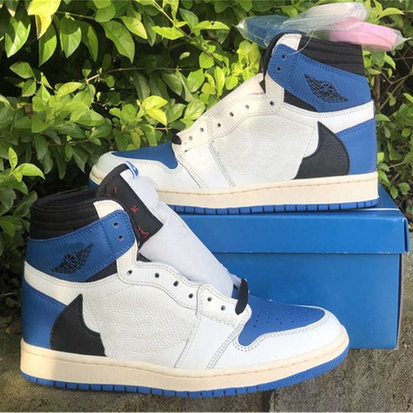 

travis scotts basketball shoes fragment authentic 1 high og sp outdoor sports men chicago military blue dunk low cactus jack olive playstati, White;red
