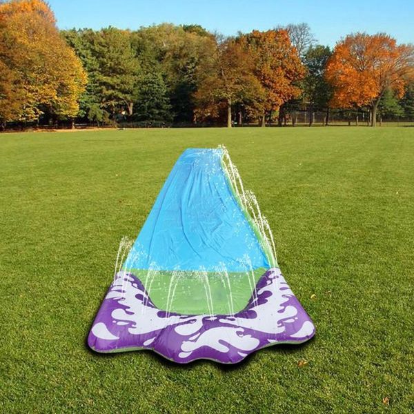 

inflatable floats & tubes sprint water slide with foot racing lanes and pool toy backyard d5qd