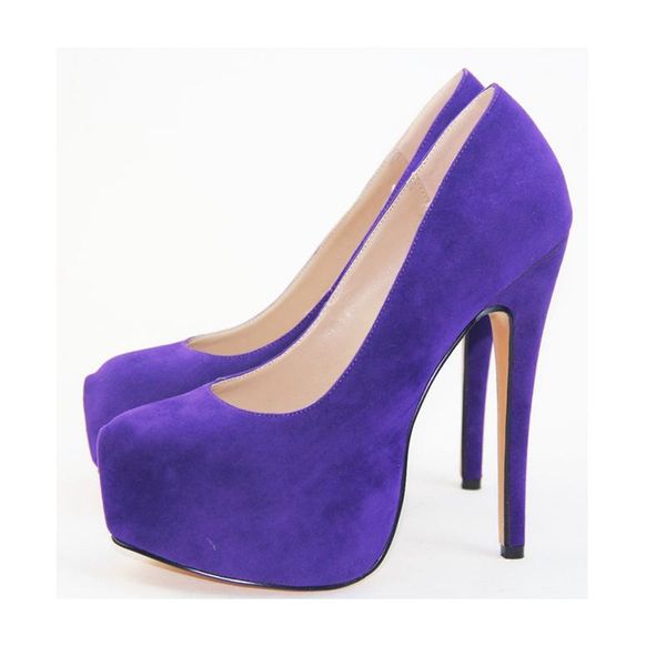 

fashion super high platform thin heel pumps women flock heels shoes round toe party wedding tl-a0097 dress, Black