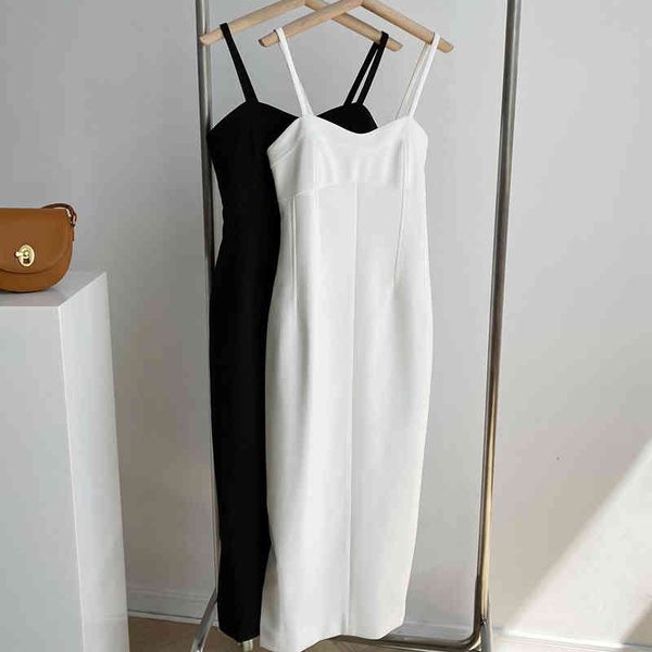 

casual dresses women summer spaghetti strap sleeveless backless fashion slim party sn4h, Black;gray